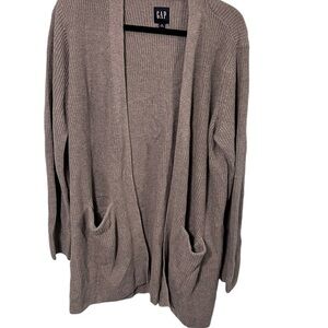 NWT GAP Chunkey Knit Open Front Cardigan Sweater Size XL